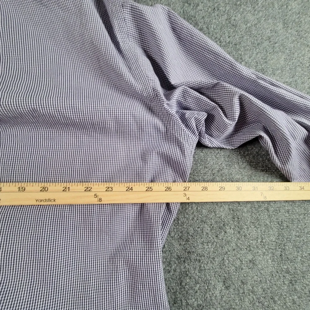 Ralph Lauren Shirt Men 17-36/37 Yarmouth Purple Check Button Down Pony Hong Kong - Picture 6 of 9